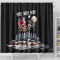 skeleton-santa-claus-shower-curtain-santa-is-coming-ho-ho-ho