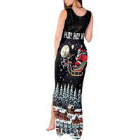 Skeleton Santa Claus Tank Maxi Dress Santa Is Coming Ho Ho Ho - Wonder Print Shop