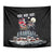 Skeleton Santa Claus Tapestry Santa Is Coming Ho Ho Ho - Wonder Print Shop