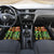 Sugar Skull Santa Car Mats Sugar Skull Ho Ho Ho - Wonder Print Shop