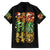 Sugar Skull Santa Family Matching Summer Maxi Dress and Hawaiian Shirt Sugar Skull Ho Ho Ho - Wonder Print Shop