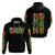 Sugar Skull Santa Hoodie Sugar Skull Ho Ho Ho - Wonder Print Shop