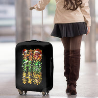 Sugar Skull Santa Luggage Cover Sugar Skull Ho Ho Ho - Wonder Print Shop