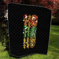 Sugar Skull Santa Quilt Sugar Skull Ho Ho Ho - Wonder Print Shop