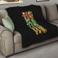 Sugar Skull Santa Quilt Sugar Skull Ho Ho Ho - Wonder Print Shop