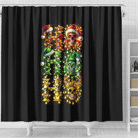 sugar-skull-santa-shower-curtain-sugar-skull-ho-ho-ho