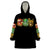 Sugar Skull Santa Wearable Blanket Hoodie Sugar Skull Ho Ho Ho - Wonder Print Shop