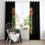 Sugar Skull Santa Window Curtain Sugar Skull Ho Ho Ho - Wonder Print Shop