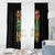Sugar Skull Santa Window Curtain Sugar Skull Ho Ho Ho - Wonder Print Shop