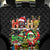 Skeleton Santa Claus Back Car Seat Cover Sugar Santa Claus Ho Ho Ho - Wonder Print Shop