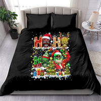 Skeleton Santa Claus Bedding Set Sugar Santa Claus Ho Ho Ho - Wonder Print Shop