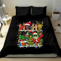 Skeleton Santa Claus Bedding Set Sugar Santa Claus Ho Ho Ho - Wonder Print Shop