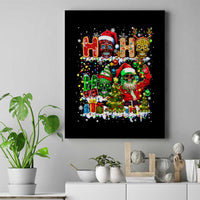 Skeleton Santa Claus Canvas Wall Art Sugar Santa Claus Ho Ho Ho - Wonder Print Shop