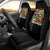 Skeleton Santa Claus Car Seat Cover Sugar Santa Claus Ho Ho Ho - Wonder Print Shop