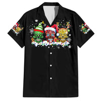 Skeleton Santa Claus Hawaiian Shirt Sugar Santa Claus Ho Ho Ho - Wonder Print Shop