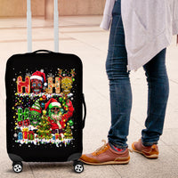 Skeleton Santa Claus Luggage Cover Sugar Santa Claus Ho Ho Ho - Wonder Print Shop