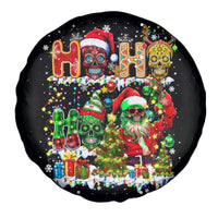 Skeleton Santa Claus Spare Tire Cover Sugar Santa Claus Ho Ho Ho - Wonder Print Shop
