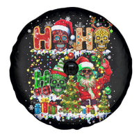 Skeleton Santa Claus Spare Tire Cover Sugar Santa Claus Ho Ho Ho - Wonder Print Shop