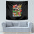 Skeleton Santa Claus Tapestry Sugar Santa Claus Ho Ho Ho - Wonder Print Shop