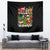Skeleton Santa Claus Tapestry Sugar Santa Claus Ho Ho Ho - Wonder Print Shop