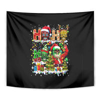 Skeleton Santa Claus Tapestry Sugar Santa Claus Ho Ho Ho - Wonder Print Shop