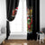 Skeleton Santa Claus Window Curtain Sugar Santa Claus Ho Ho Ho - Wonder Print Shop