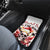 Skull Santa Claus Car Mats I Heard Santa On The Roof So I Turned On Fireplace - Wonder Print Shop