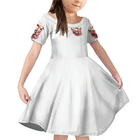 Skull Santa Claus Family Matching Mermaid Dress and Hawaiian Shirt I Heard Santa On The Roof So I Turned On Fireplace - Wonder Print Shop