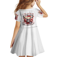 Skull Santa Claus Family Matching Off Shoulder Long Sleeve Dress and Hawaiian Shirt I Heard Santa On The Roof So I Turned On Fireplace - Wonder Print Shop