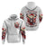 Skull Santa Claus Hoodie I Heard Santa On The Roof So I Turned On Fireplace - Wonder Print Shop