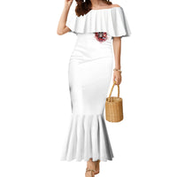 Skull Santa Claus Mermaid Dress I Heard Santa On The Roof So I Turned On Fireplace - Wonder Print Shop