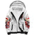 Skull Santa Claus Sherpa Hoodie I Heard Santa On The Roof So I Turned On Fireplace - Wonder Print Shop