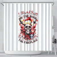 skull-santa-claus-shower-curtain-i-heard-santa-on-the-roof-so-i-turned-on-fireplace