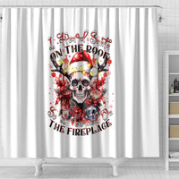 skull-santa-claus-shower-curtain-i-heard-santa-on-the-roof-so-i-turned-on-fireplace