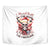 Skull Santa Claus Tapestry I Heard Santa On The Roof So I Turned On Fireplace - Wonder Print Shop