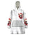 Skull Santa Claus Wearable Blanket Hoodie I Heard Santa On The Roof So I Turned On Fireplace - Wonder Print Shop