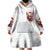 Skull Santa Claus Wearable Blanket Hoodie I Heard Santa On The Roof So I Turned On Fireplace - Wonder Print Shop