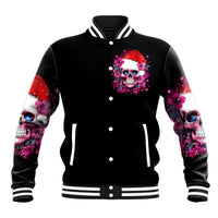 Skull Santa Claus Baseball Jacket I'm So Good Santa Came Juice - Wonder Print Shop