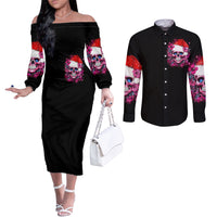 skull-santa-claus-couples-matching-off-the-shoulder-long-sleeve-dress-and-long-sleeve-button-shirt-im-so-good-santa-came-juice