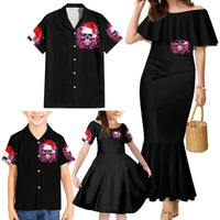 Skull Santa Claus Family Matching Mermaid Dress and Hawaiian Shirt I'm So Good Santa Came Juice - Wonder Print Shop