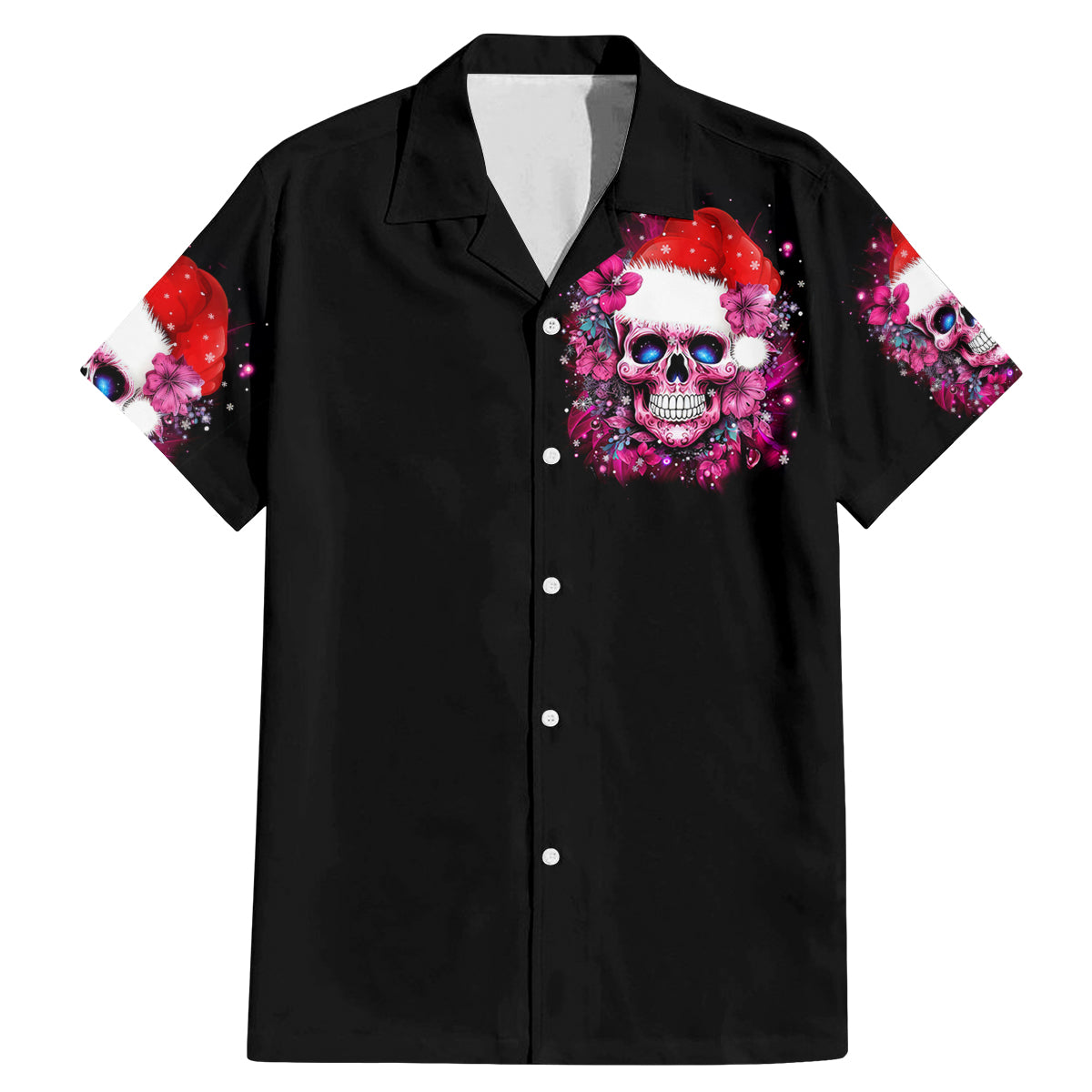 Skull Santa Claus Family Matching Mermaid Dress and Hawaiian Shirt I'm So Good Santa Came Juice - Wonder Print Shop