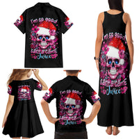 Skull Santa Claus Family Matching Tank Maxi Dress and Hawaiian Shirt I'm So Good Santa Came Juice - Wonder Print Shop