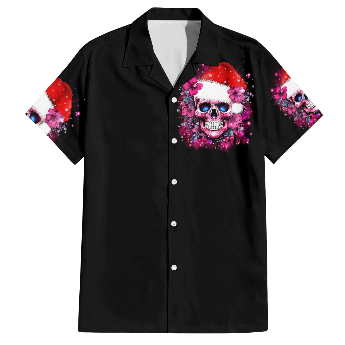 Skull Santa Claus Family Matching Tank Maxi Dress and Hawaiian Shirt I'm So Good Santa Came Juice - Wonder Print Shop