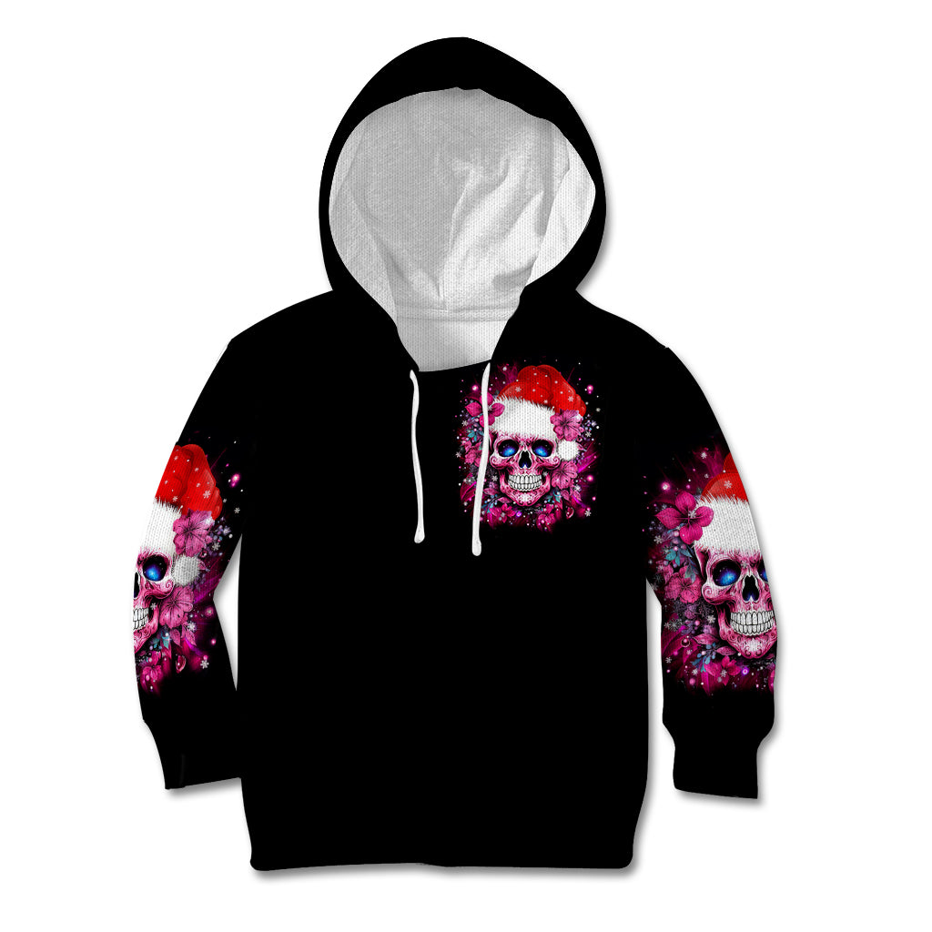 Skull Santa Claus Kid Hoodie I'm So Good Santa Came Juice - Wonder Print Shop
