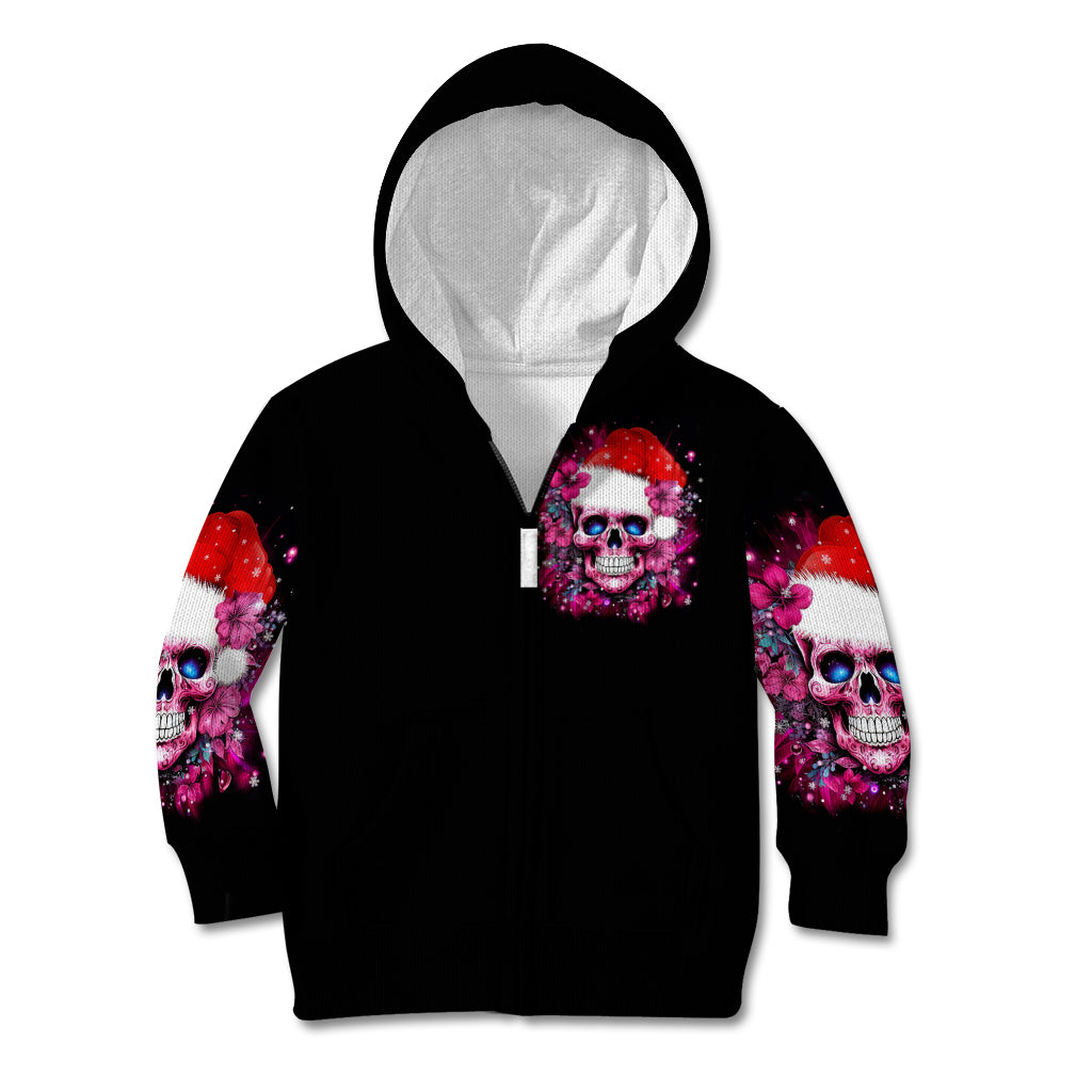Skull Santa Claus Kid Hoodie I'm So Good Santa Came Juice - Wonder Print Shop