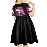 Skull Santa Claus Kid Short Sleeve Dress I'm So Good Santa Came Juice - Wonder Print Shop