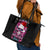 Skull Santa Claus Leather Tote Bag I'm So Good Santa Came Juice - Wonder Print Shop
