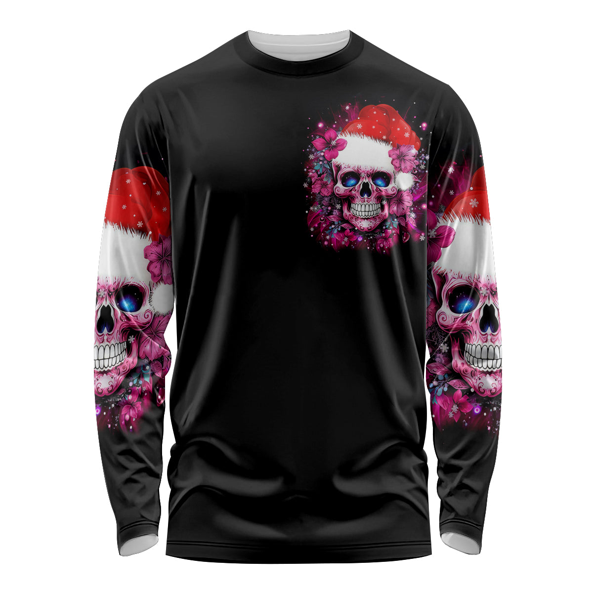 Skull Santa Claus Long Sleeve Shirt I'm So Good Santa Came Juice - Wonder Print Shop