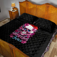 Skull Santa Claus Quilt Bed Set I'm So Good Santa Came Juice - Wonder Print Shop