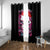 Skull Santa Claus Window Curtain I'm So Good Santa Came Juice - Wonder Print Shop